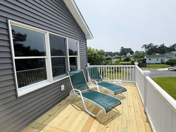 5061 Bay Colony Ln, Chincoteague, VA 23336 - view of wooden terrace