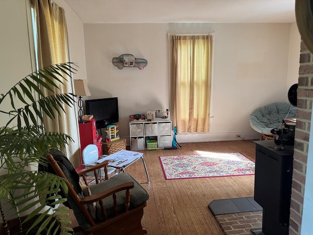 22338 Accomac Rd, Accomac, VA 23301 - living room featuring wood-type flooring and baseboards