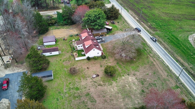 13091 Bethel Church Rd, Hallwood, VA 23359 - aerial view of property and surrounding area