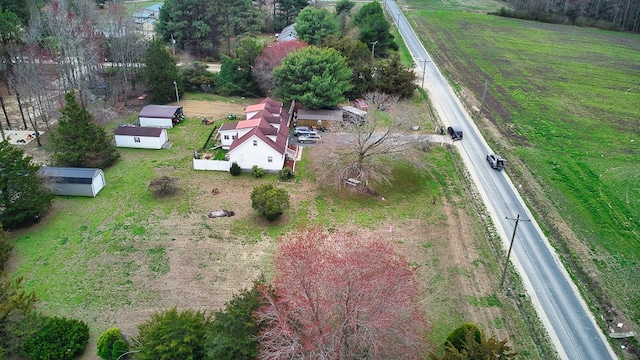 13091 Bethel Church Rd, Hallwood, VA 23359 - aerial view of property and surrounding area