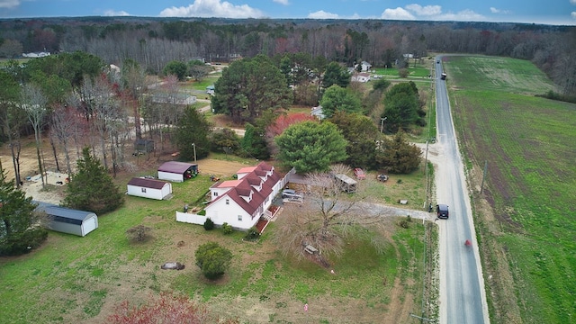 13091 Bethel Church Rd, Hallwood, VA 23359 - view of subject property with a heavily wooded area