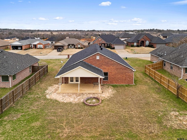 553 Princess Pl, Tyler, TX 75704 - birds eye view of property featuring a residential view