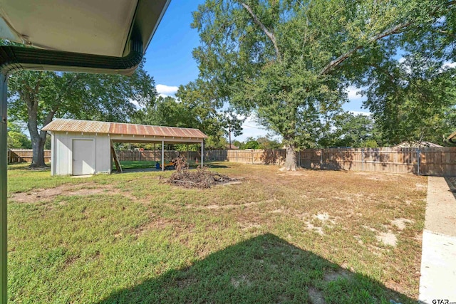 9805 Fm 773, Murchison, TX 75778 - view of yard with an outdoor structure and a shed