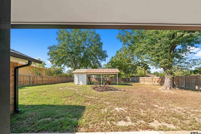 9805 Fm 773, Murchison, TX 75778 - view of yard featuring an outbuilding and a shed