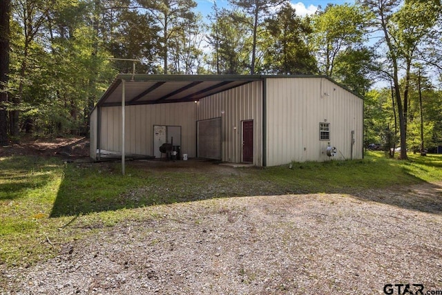6841 Fm 778, Hawkins, TX 75765 - view of pole building with driveway