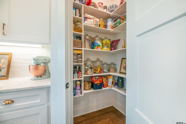 view of pantry