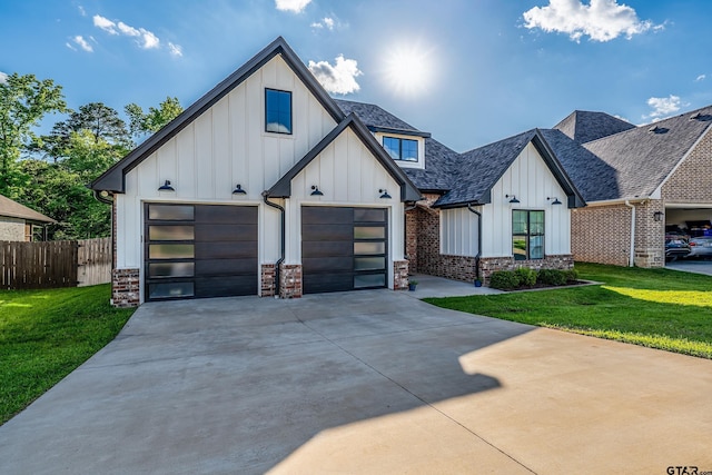 7584 Princedale, Tyler, TX 75703 - view of front of home with board and batten siding, concrete driveway, and a shingled roof