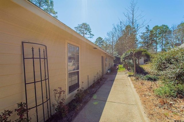 view of property exterior