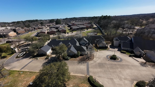 birds eye view of property featuring a residential view