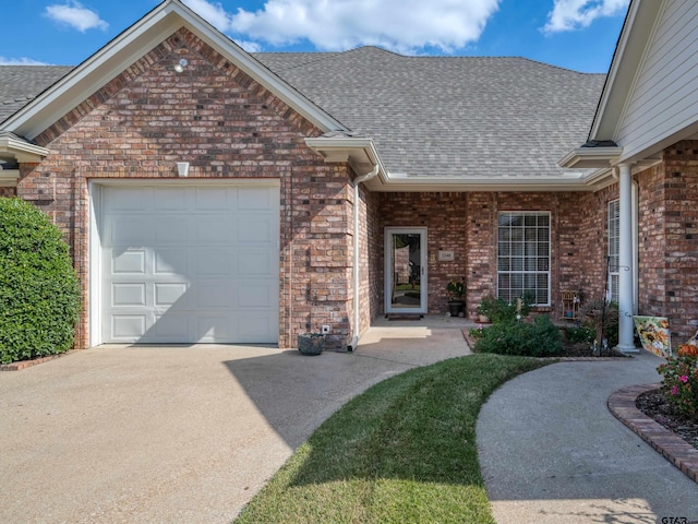 front of property featuring a garage