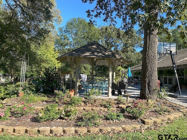 408 Cumberland Rd, Tyler, TX 75703 - view of yard with a patio area and a gazebo
