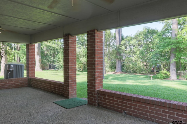 8310 Columbia Dr, Tyler, TX 75703 - view of unfurnished sunroom