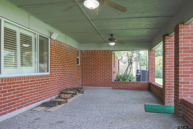 8310 Columbia Dr, Tyler, TX 75703 - view of patio / terrace featuring ceiling fan