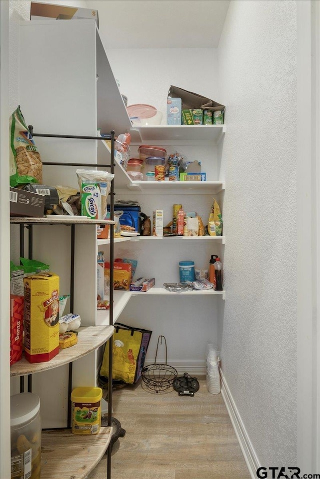 view of pantry