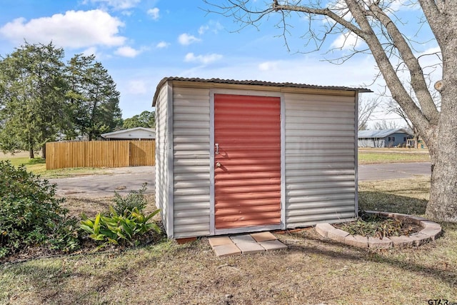 view of outbuilding