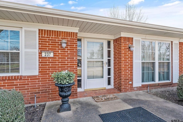 doorway to property featuring a patio area