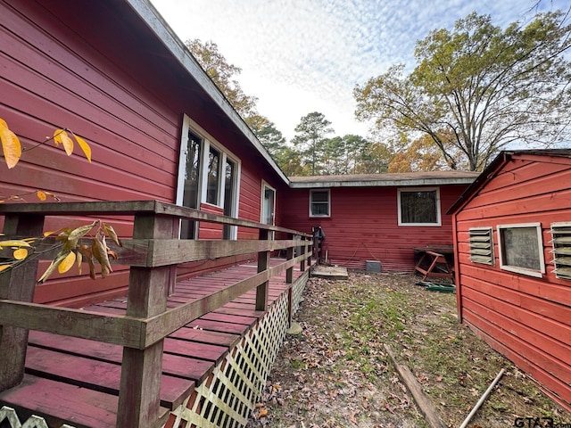 view of home's exterior