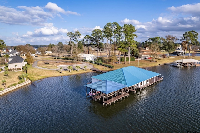17726 Southpoint Rd, Whitehouse, TX 75791 - dock with a water view and boat lift