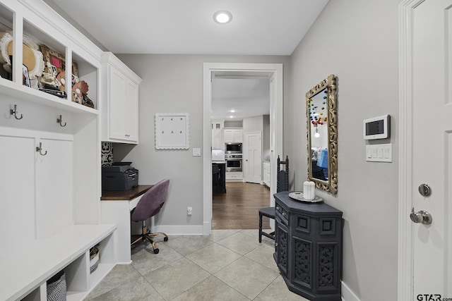759 Hampton Hill Hill, Tyler, TX 75703 - mudroom featuring light tile patterned floors and recessed lighting