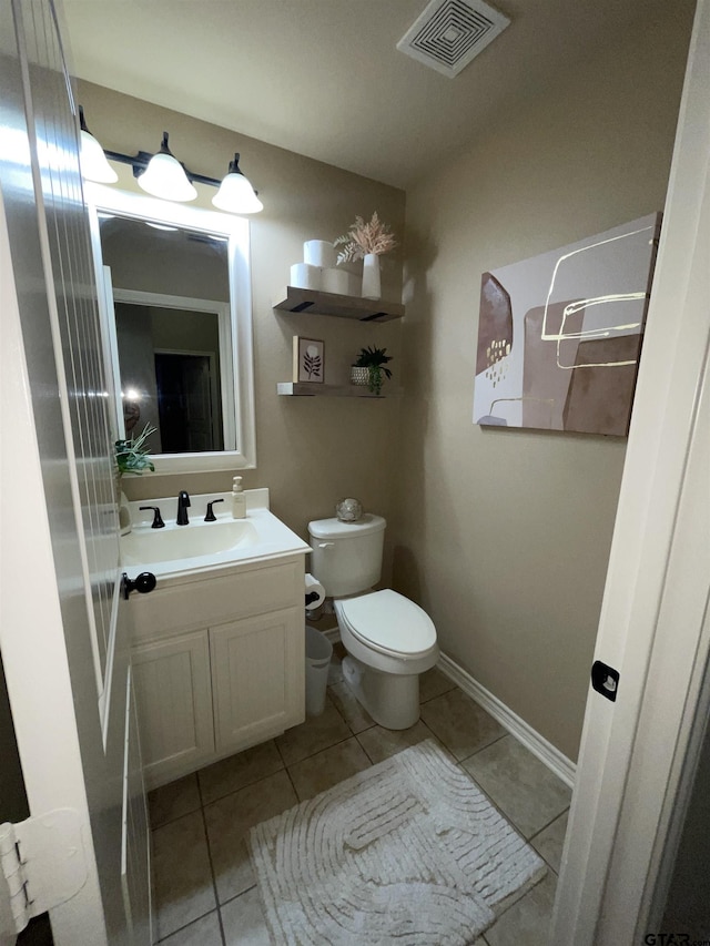 214 Rosebrook Cir, Whitehouse, TX 75791 - bathroom with tile patterned floors and vanity