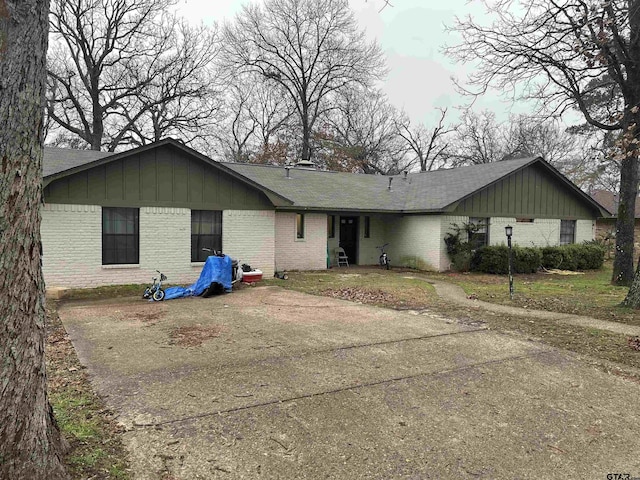 view of rear view of property