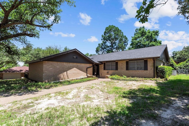 view of front of property with brick siding