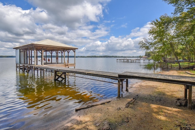 21171 Sand Jack Rd, Larue, TX 75770 - dock featuring a water view