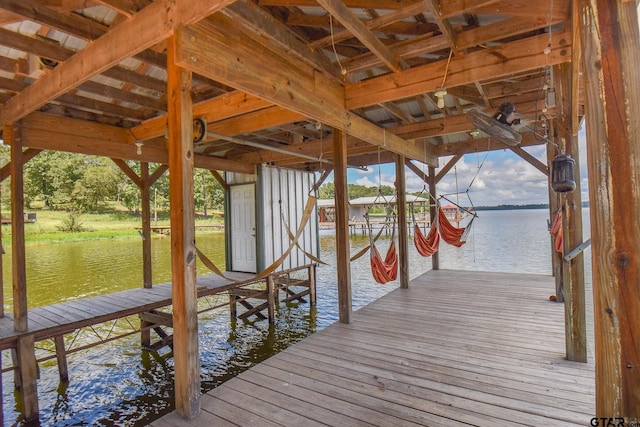 21171 Sand Jack Rd, Larue, TX 75770 - dock area featuring boat lift and a water view