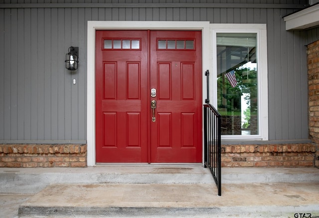 view of entrance to property