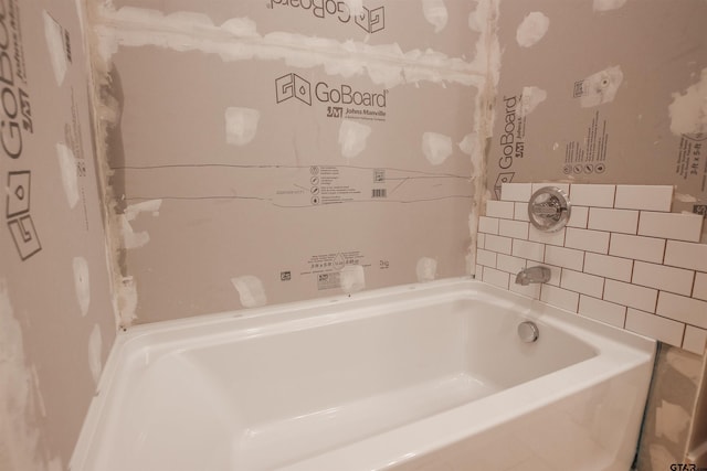 bathroom with a bathing tub