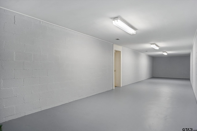 1920 Stonegate Blvd, Tyler, TX 75703 - finished basement featuring concrete block wall and visible vents