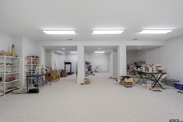 1920 Stonegate Blvd, Tyler, TX 75703 - finished below grade area featuring carpet flooring and visible vents