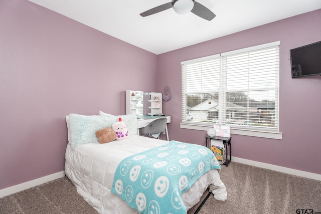 15365 Spring Oaks Dr, Lindale, TX 75771 - carpeted bedroom featuring baseboards and ceiling fan