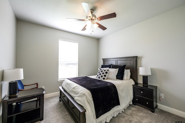 7322 Harpers Ridge Ln, Tyler, TX 75703 - carpeted bedroom with baseboards and ceiling fan