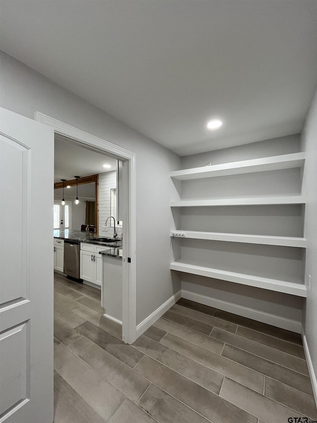 pantry featuring sink