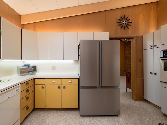 kitchen with white appliances