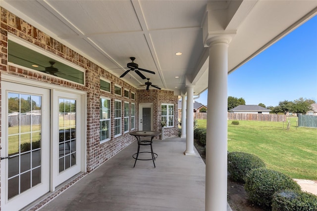 view of patio