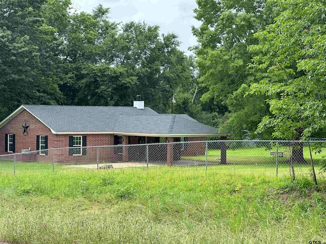 view of front of property