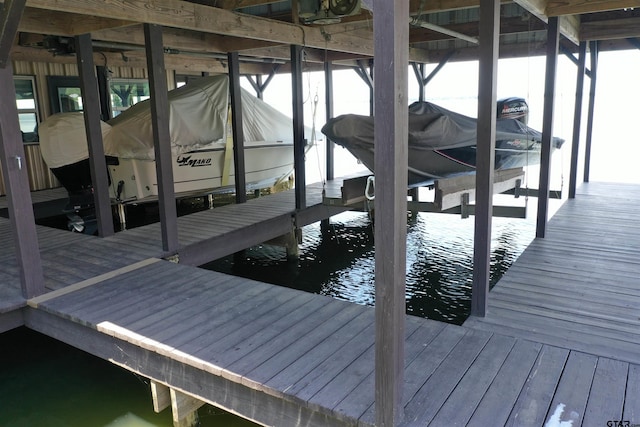 17044 Deer Run Dr, Bullard, TX 75757 - dock area with boat lift and a water view
