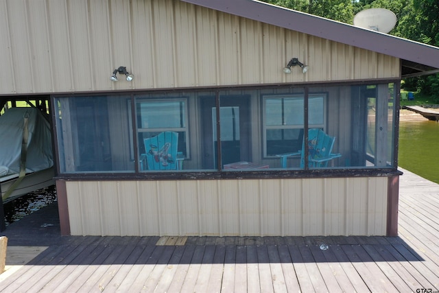 17044 Deer Run Dr, Bullard, TX 75757 - view of wooden terrace