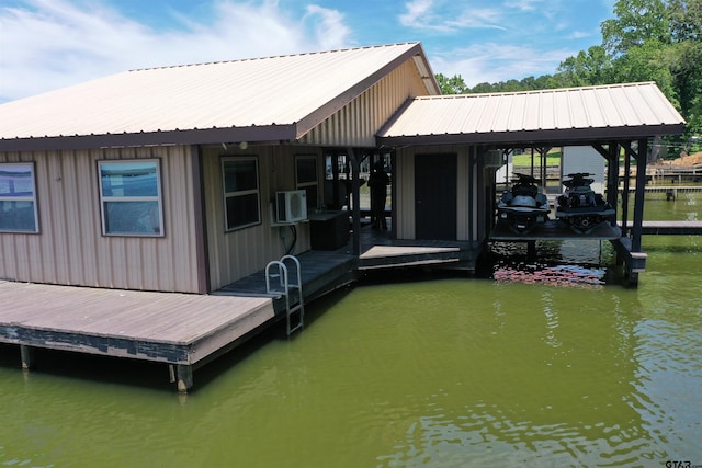 17044 Deer Run Dr, Bullard, TX 75757 - dock area featuring a water view and boat lift