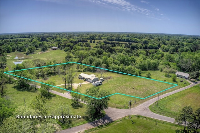 356 County Road 1439, Sulphur Springs, TX 75482 - bird's eye view with a rural view