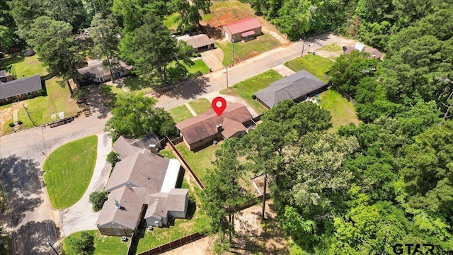 303 Westwood Dr, Troup, TX 75789 - aerial view of property's location with nearby suburban area