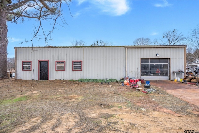 view of outbuilding