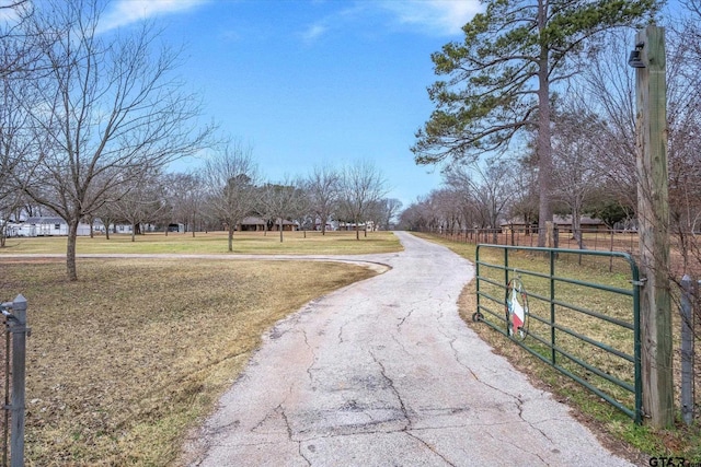 view of road