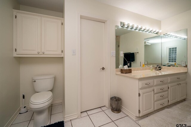 431 Gifford St, Rusk, TX 75785 - bathroom with vanity and tile patterned floors