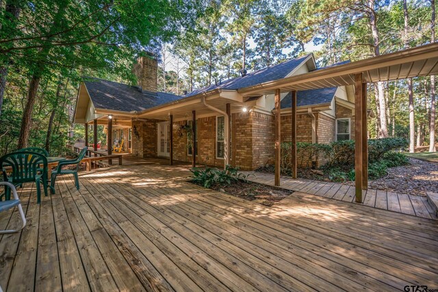 431 Gifford St, Rusk, TX 75785 - view of deck