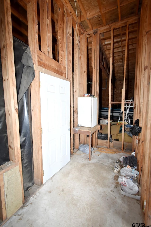 miscellaneous room with concrete floors