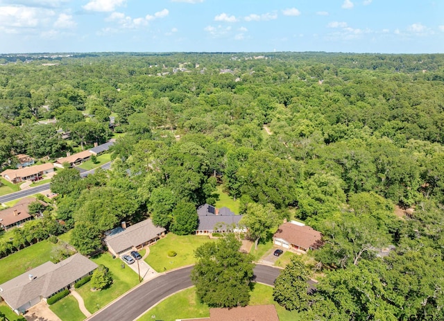 312 Savannah Dr, Tyler, TX 75703 - aerial view of residential area featuring a forest
