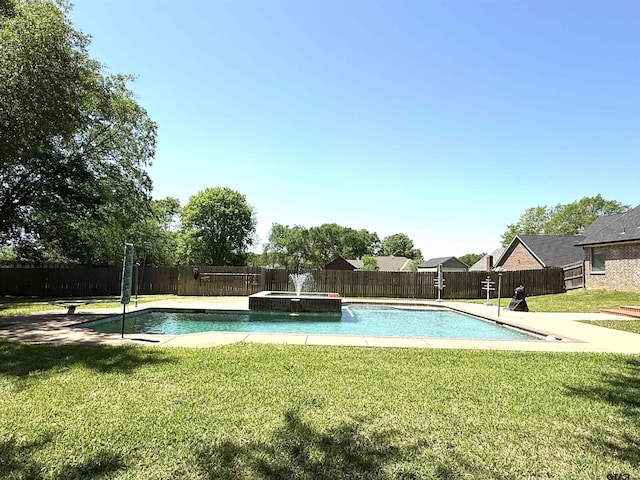 2107 Baylor Dr, Jacksonville, TX 75766 - view of pool with a pool with connected hot tub